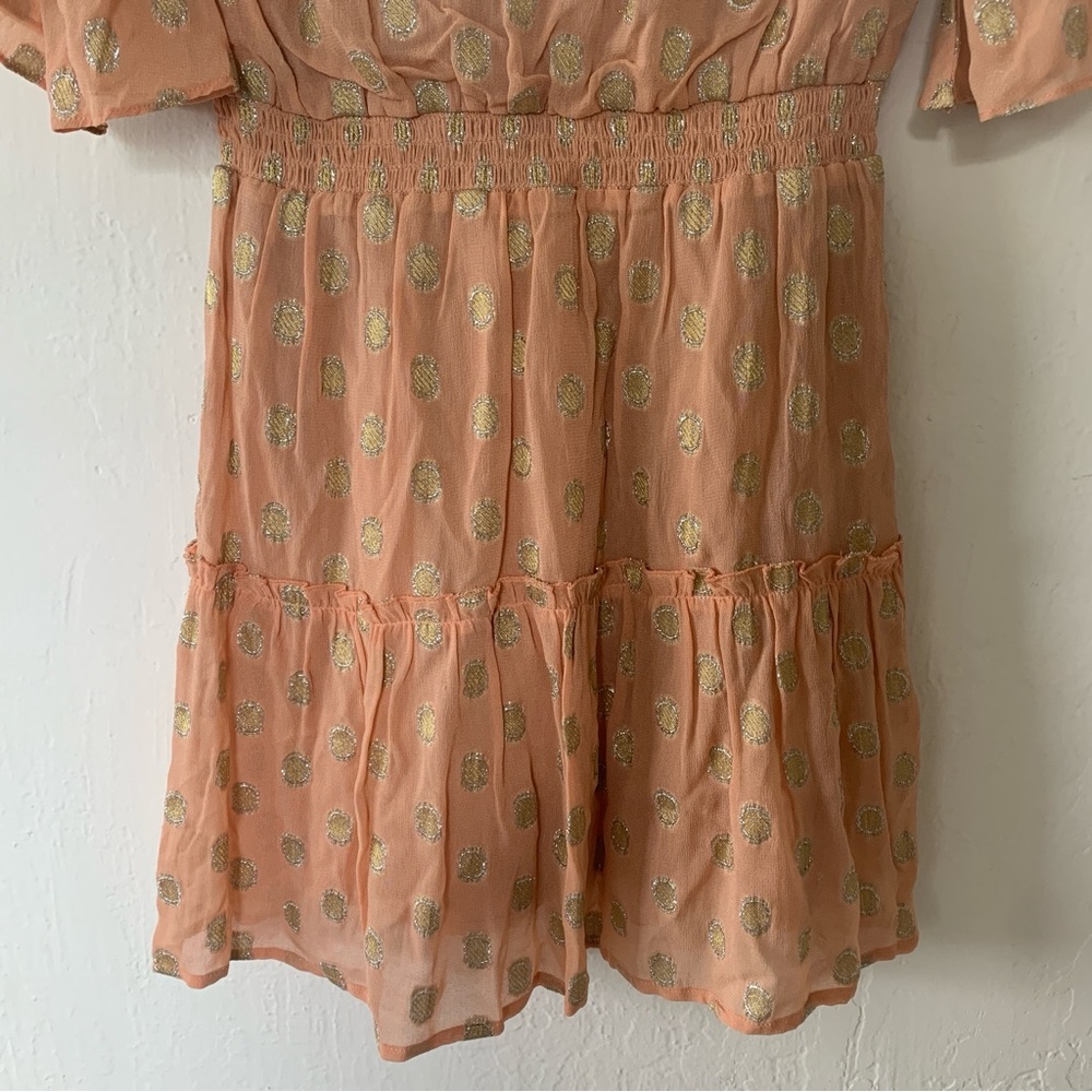 Anthropologie Raga Kenna Metallic-Dot Dress - Picture 10 of 12